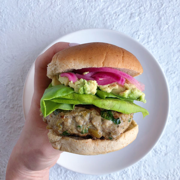 Green Chili Turkey Burgers Recipe