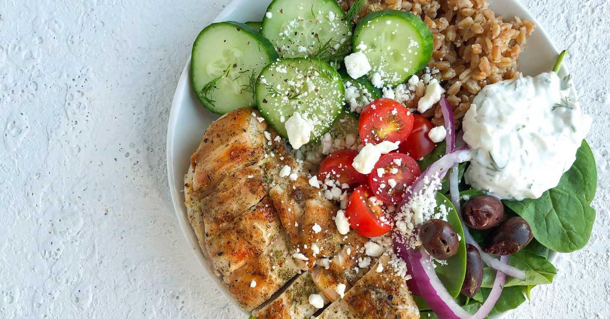 Greek Meal Prep Bowl Recipe