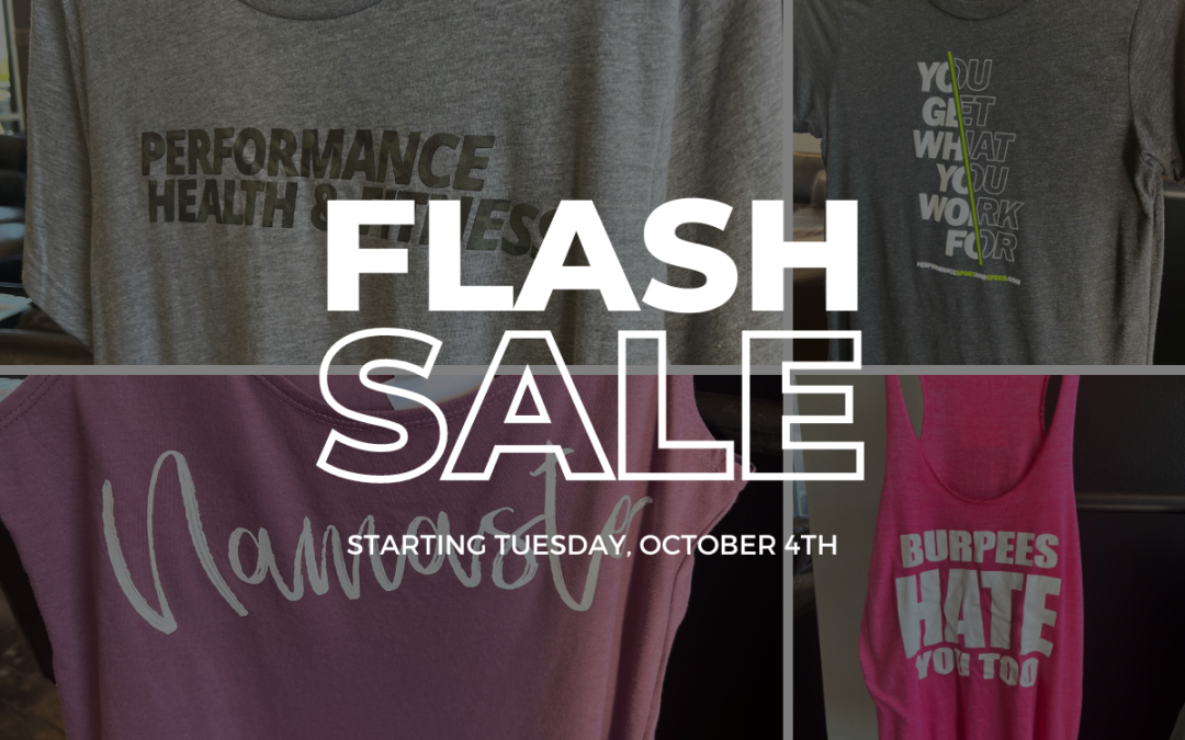 Flash Sale Coming In October!